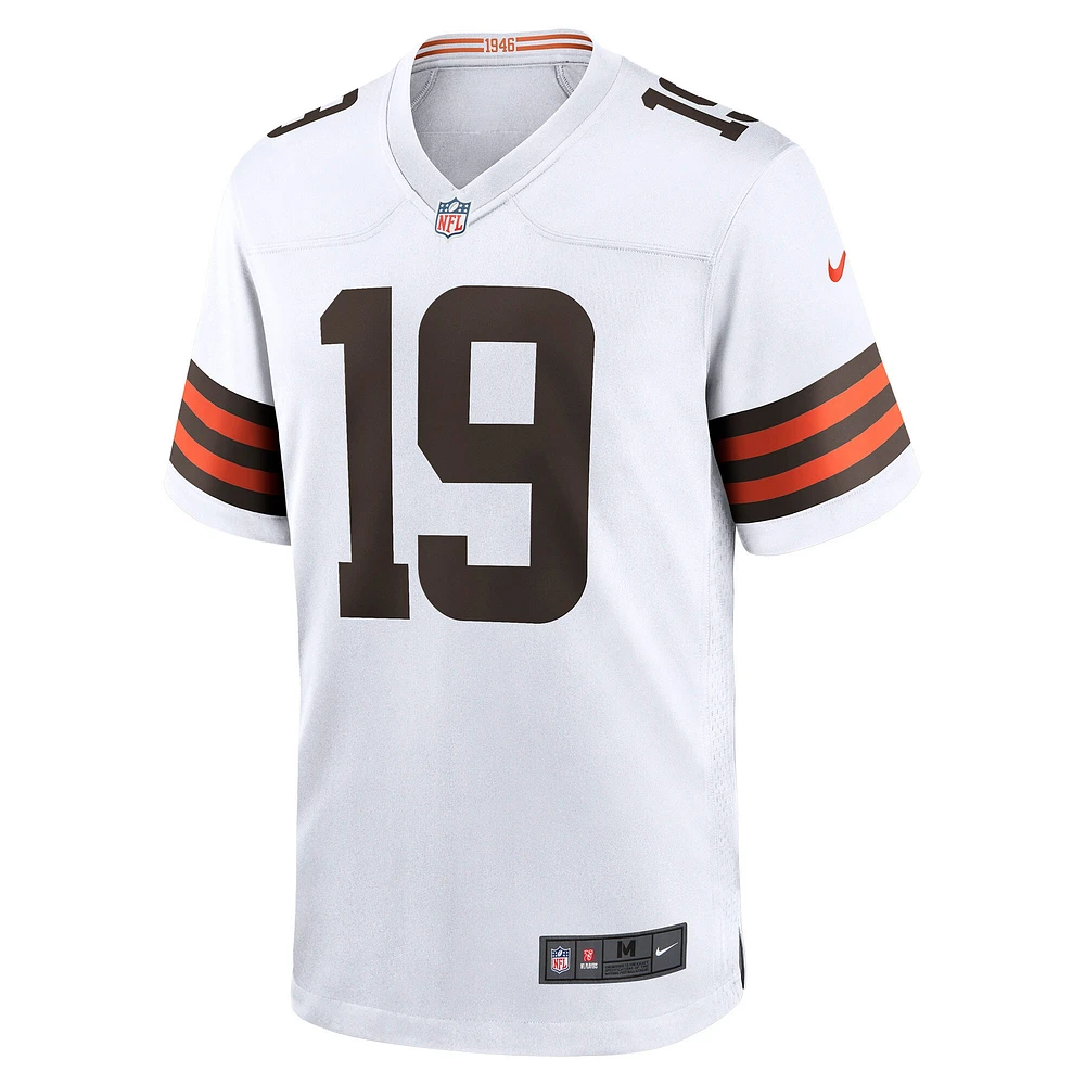 Men's Nike Bernie Kosar White Cleveland Browns Retired Player Game Jersey