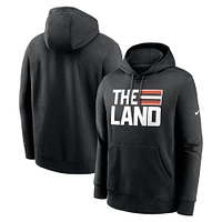 Men's Nike Black Cleveland Browns Local Pack Club Fleece Pullover Hoodie