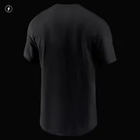 Men's Nike Black Cleveland Browns RFLCTV Logo Crop - T-Shirt