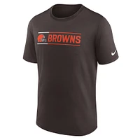 NUT BROWNS MARRON 21 HOMME NIKE DRI-FIT EXCEED T-SHIRT TEEMENSCR