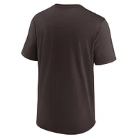 NUT BROWNS MARRON 21 HOMME NIKE DRI-FIT EXCEED T-SHIRT TEEMENSCR