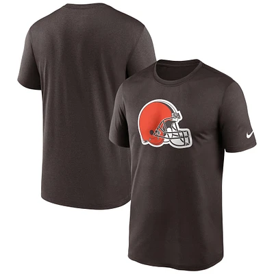 T-shirt Nike Cleveland Browns Legend Logo Performance pour homme marron