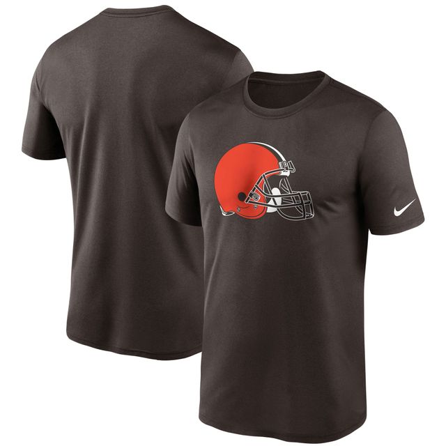 T-shirt Nike marron Cleveland Browns Logo Essential Legend Performance pour homme