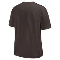 Men's Nike Brown Cleveland Browns Rewind Heavy Max90 Pocket T-Shirt