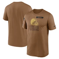 Men's Nike Cleveland Browns Salute To Service Legend Performance T-Shirt