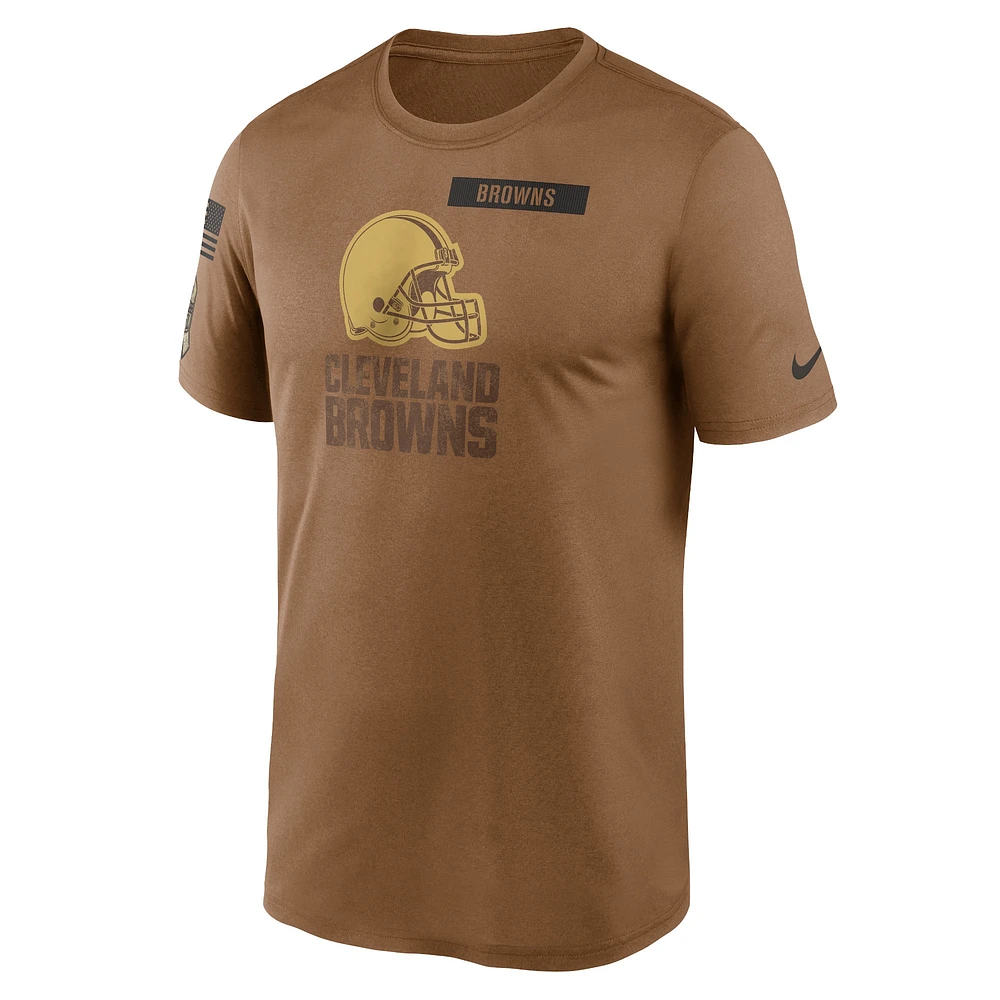 T-shirt Nike Cleveland Browns Salute To Service Legend Performance pour homme