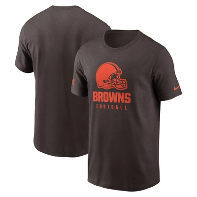 Men's Nike  Brown Cleveland Browns Sideline Performance T-Shirt