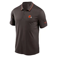 Men's Nike Brown Cleveland Browns Sideline Victory Performance Polo