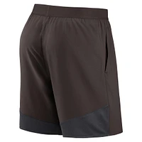 Short de performance extensible Cleveland Browns Nike pour homme, marron