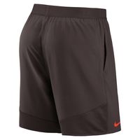 Men's Nike Brown Cleveland Browns Stretch Woven Shorts