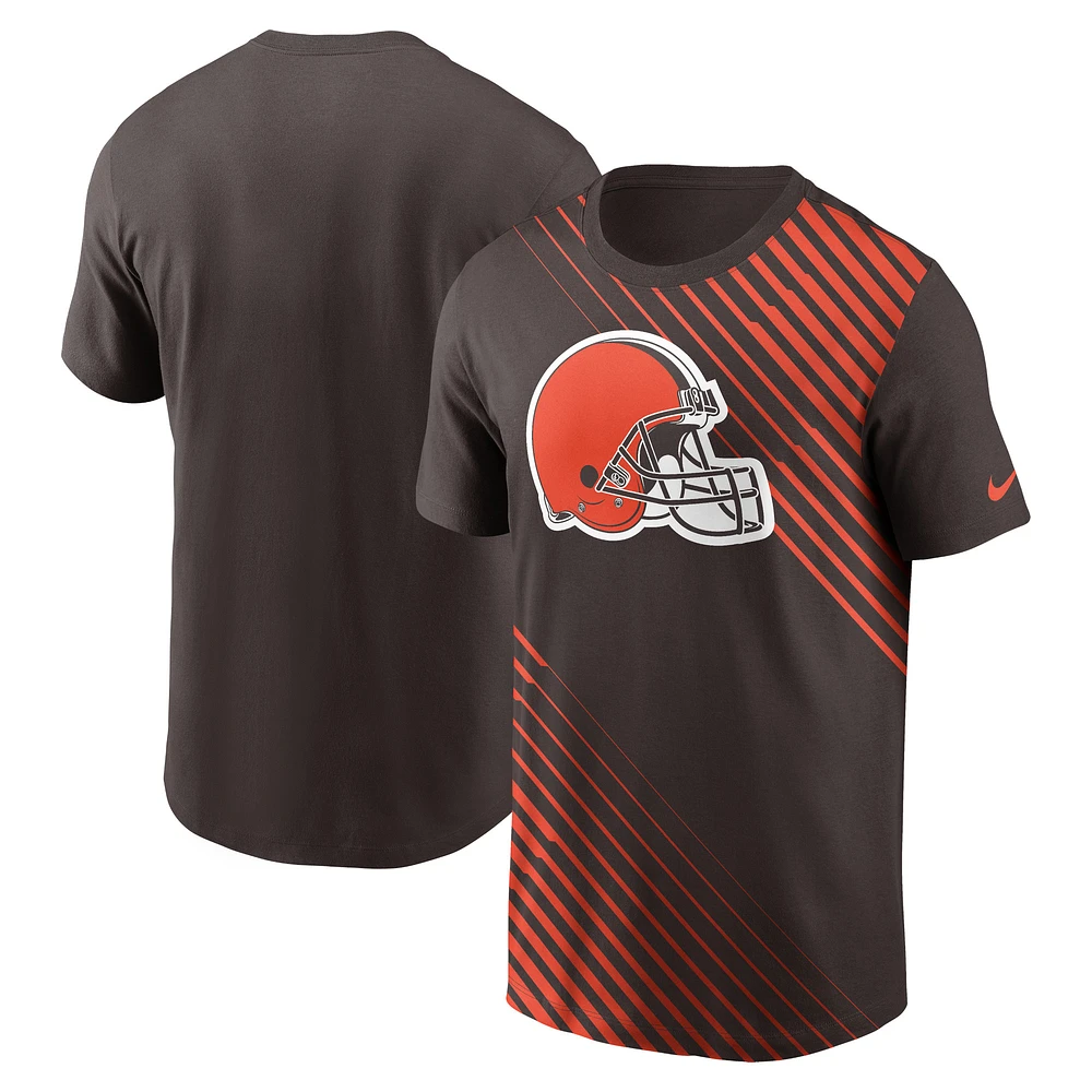 T-shirt Nike Cleveland Browns Yard Line Fashion Asbury marron pour homme