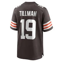 Men's Nike Cedric Tillman Brown Cleveland Browns  Game Jersey