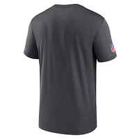 Men's Nike Charcoal Cleveland Browns Sideline Legend Performance T-Shirt