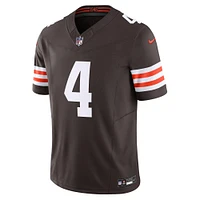 Nike Deshaun Watson pour hommes Marron Cleveland Browns Vapor F.U.S.E. Maillot limité