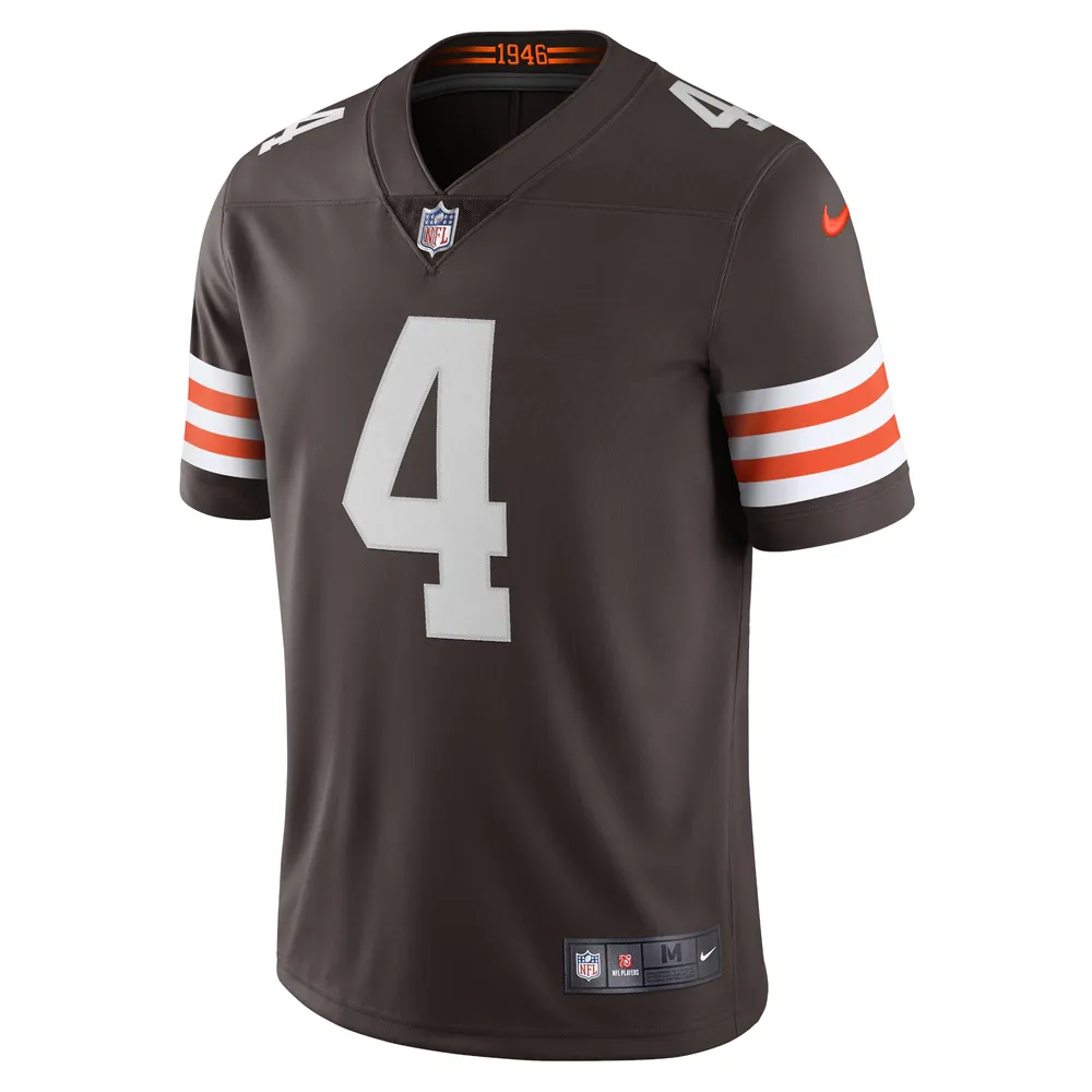 Maillot Nike Deshaun Watson pour hommes, marron, Cleveland Browns Vapor Limited