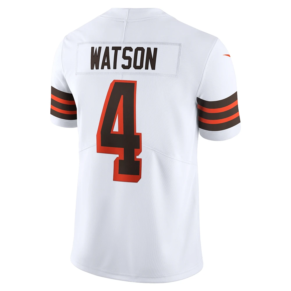 Maillot Nike Deshaun Watson pour homme, blanc, Cleveland Browns, 2021 Alternate Vapor Limited