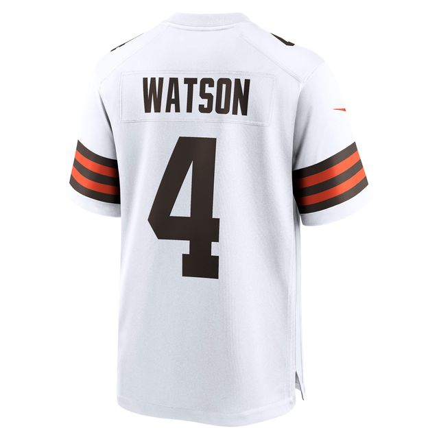 Maillot de match Nike Deshaun Watson pour hommes, blanc, Cleveland Browns