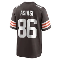 Maillot de match Nike Devin Asiasi pour hommes, marron, Cleveland Browns