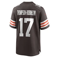 Men's Nike Dorian Thompson-Robinson  Brown Cleveland Browns Team Game Jersey