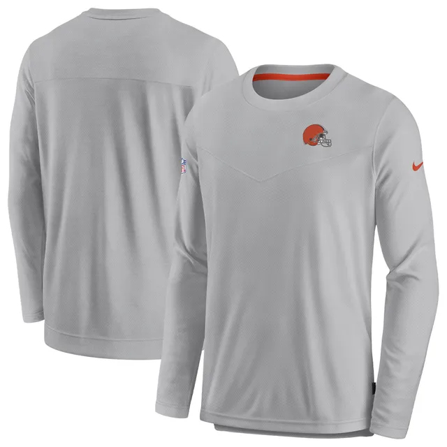 Nike Dri-fit Sideline Coach (nfl Miami Dolphins) Long-sleeve Top in Gray  for Men