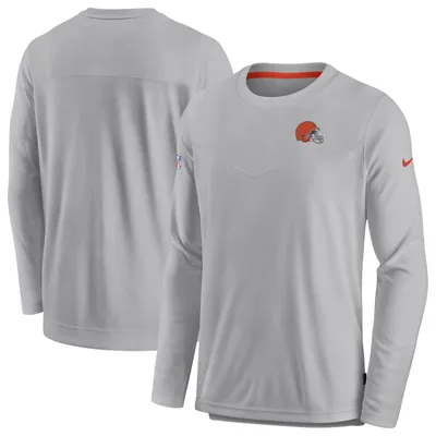 Starter Heathered Gray Miami Dolphins Halftime Long Sleeve T-shirt