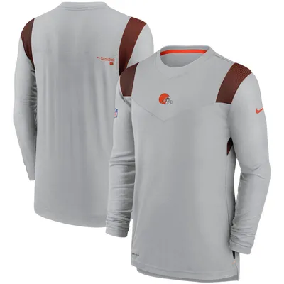 Lids Cleveland Browns Nike Sideline Lockup Performance Long Sleeve