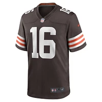 Maillot Nike Jaelon Darden marron pour homme des Cleveland Browns Team Game