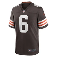 Men's Nike Jeremiah Owusu-Koramoah Brown Cleveland Browns Team Game Jersey