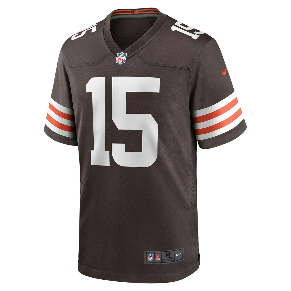 FTF BROWNS MARRON NIKE HOMME TEAM COULEUR JERSEY JERMENGME
