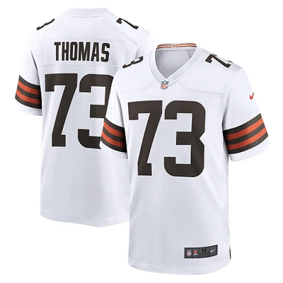 Homme Nike Joe Thomas White Cleveland Browns Retired Game Player Jersey