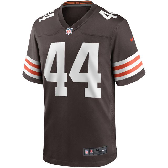 Maillot de joueur retraité Nike Leroy Kelly Brown des Cleveland Browns pour hommes