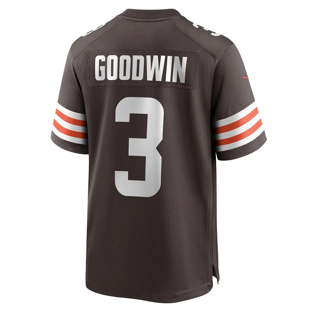 Maillot de match l'équipe Nike des Cleveland Browns pour hommes