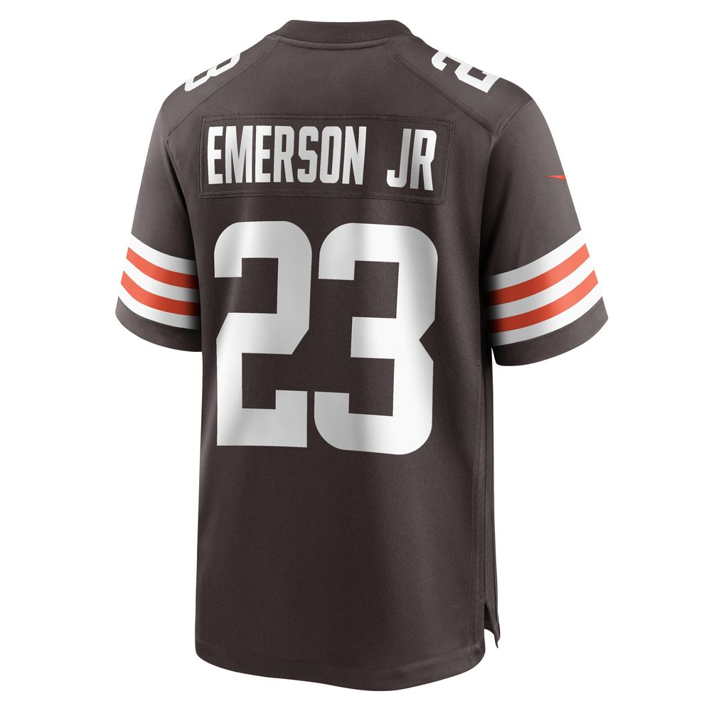 Men's Nike Martin Emerson Jr. Brown Cleveland Browns Game Player Jersey