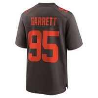 Maillot de match alternatif des Cleveland Browns Nike Myles Garrett Brown pour homme