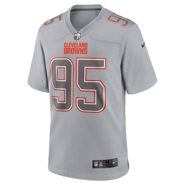 Limited Men's Myles Garrett Brown Jersey - #95 Football Cleveland Browns  Rush Vapor Untouchable