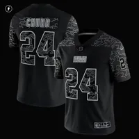 Men's Nike Nick Chubb Black Cleveland Browns RFLCTV - Limited Jersey