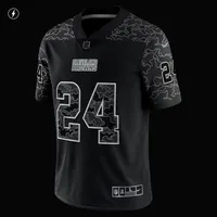Men's Nike Nick Chubb Black Cleveland Browns RFLCTV - Limited Jersey