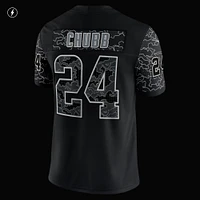Men's Nike Nick Chubb Black Cleveland Browns RFLCTV - Limited Jersey