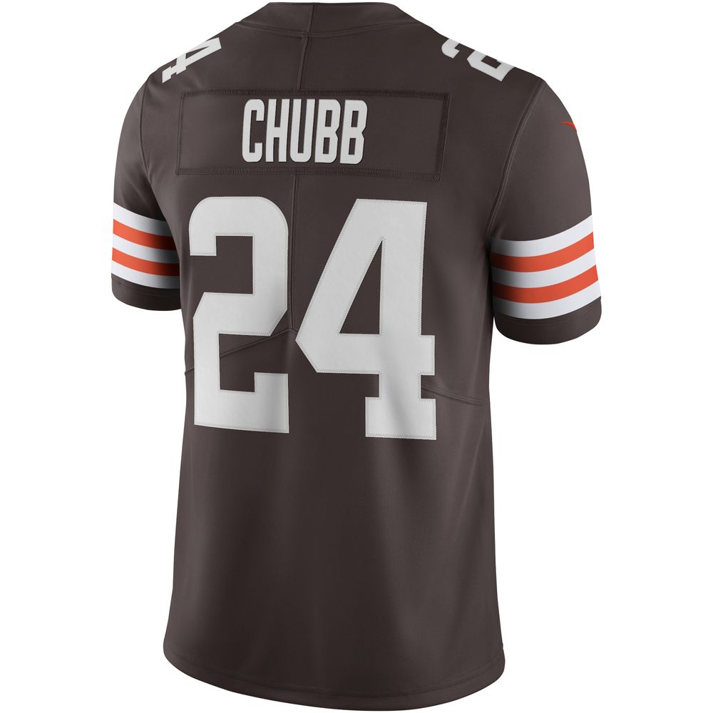 Men's Nike Nick Chubb Cleveland Browns Vapor Limited Jersey