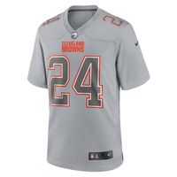 Men's Nike Nick Chubb Silver Cleveland Browns Atmosphere Fashion Game - Jersey