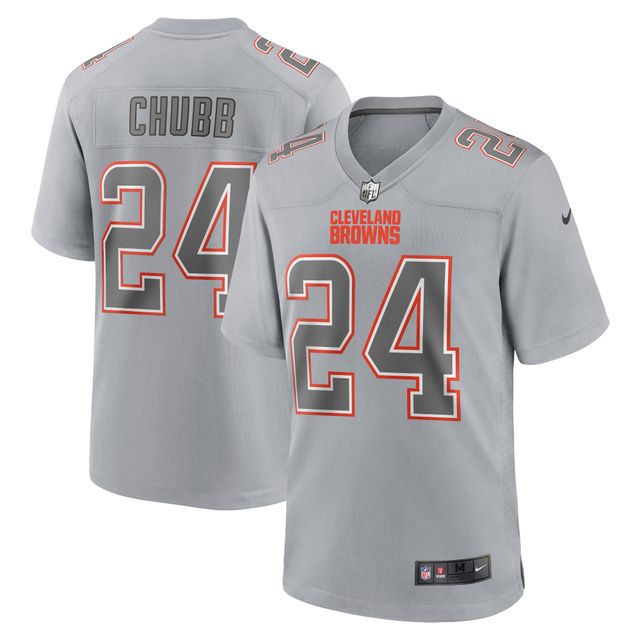 Nike Nick Chubb Silver Cleveland Browns Atmosphere Fashion Game pour homme - Maillot