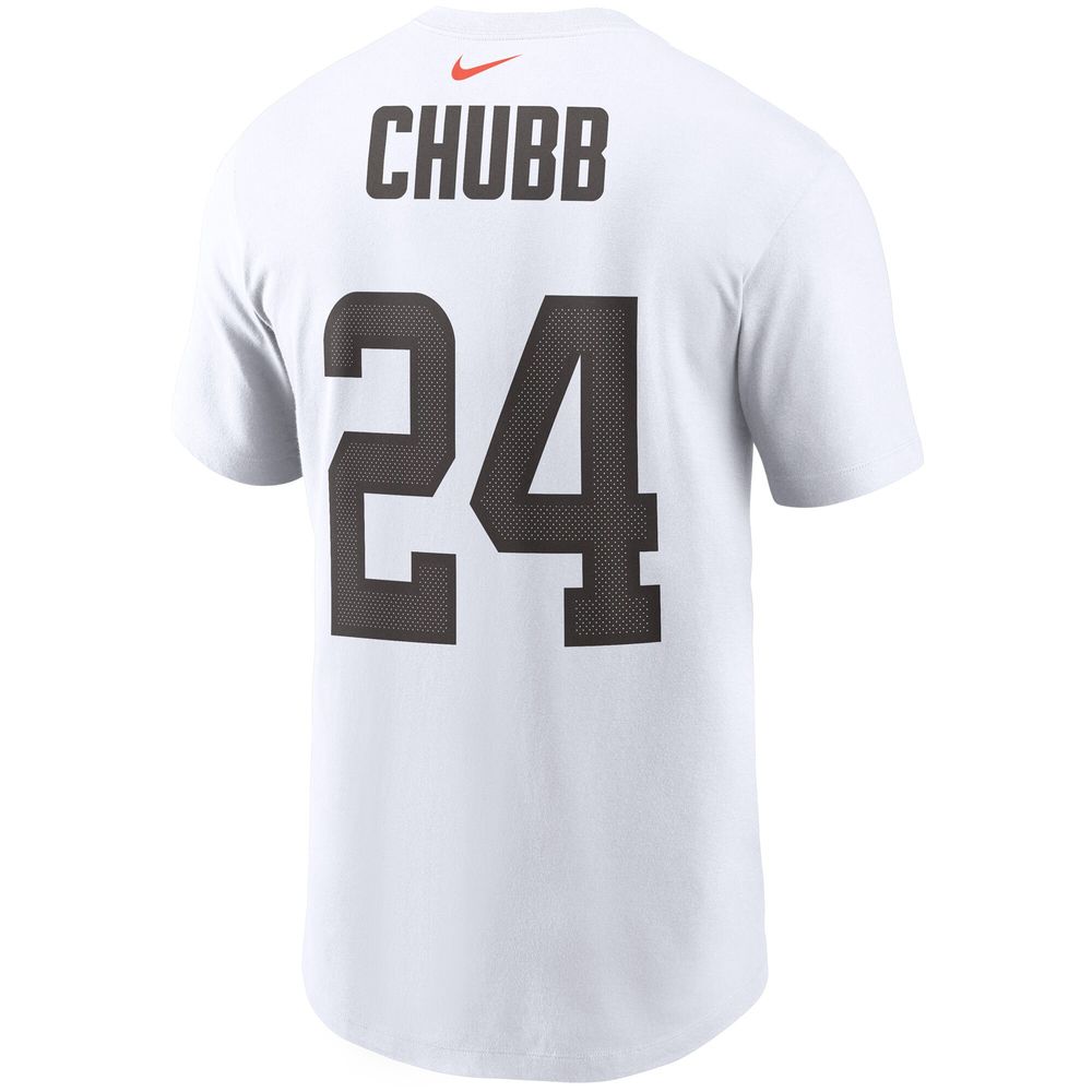 Youth Nike Nick Chubb White Cleveland Browns Game Jersey