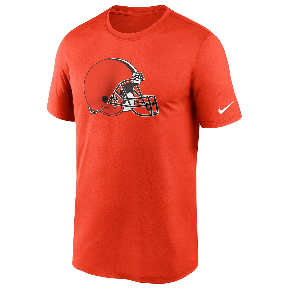 T-shirt Nike Essential Legend Performance pour hommes, orange, Cleveland Browns, logo