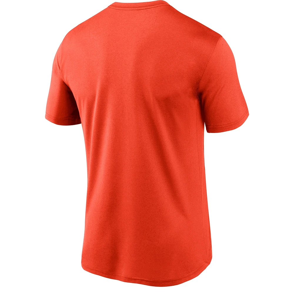 T-shirt Nike Essential Legend Performance pour hommes, orange, Cleveland Browns, logo