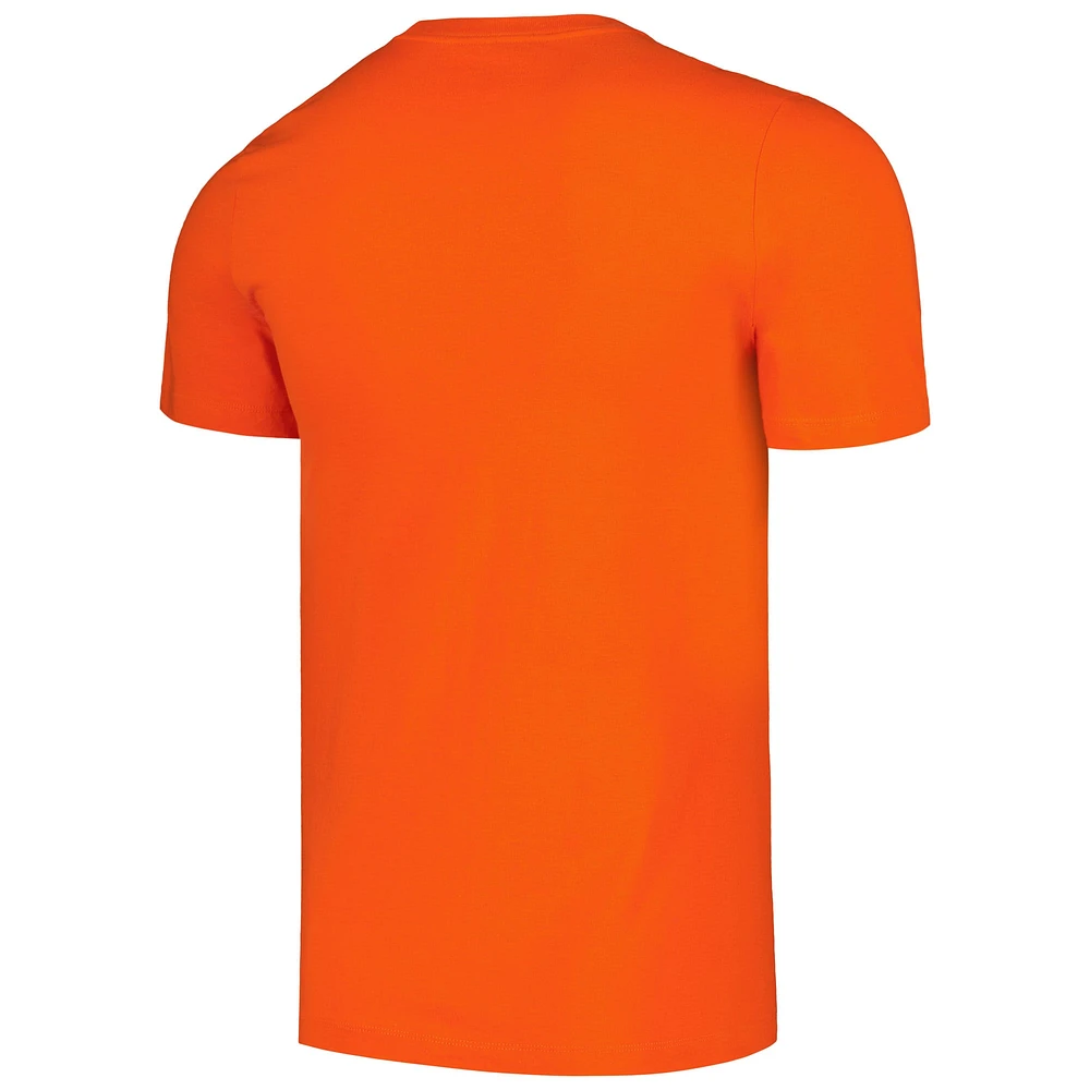 T-shirt essentiel Nike Orange Cleveland Browns Primetime Wordmark pour hommes