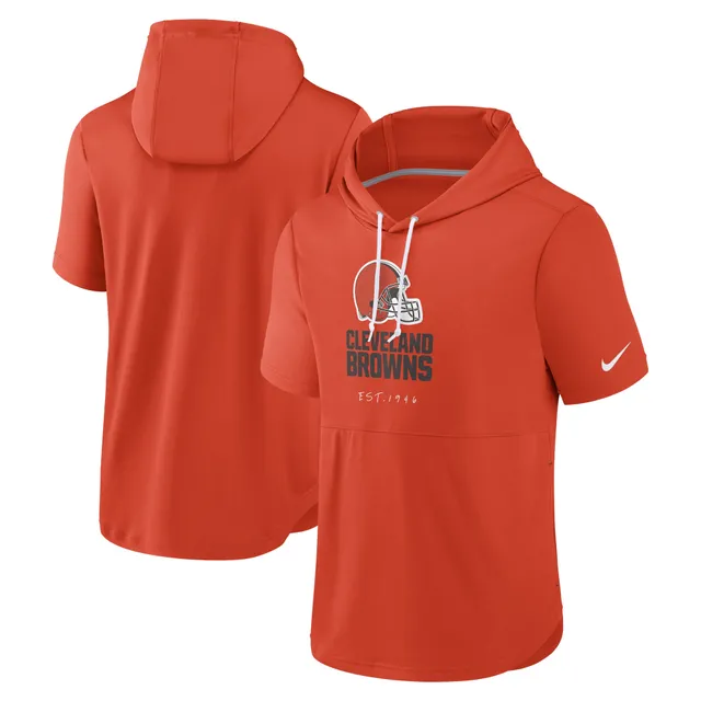 Nike Youth Boys Brown Cleveland Browns Icon Performance Pullover Hoodie