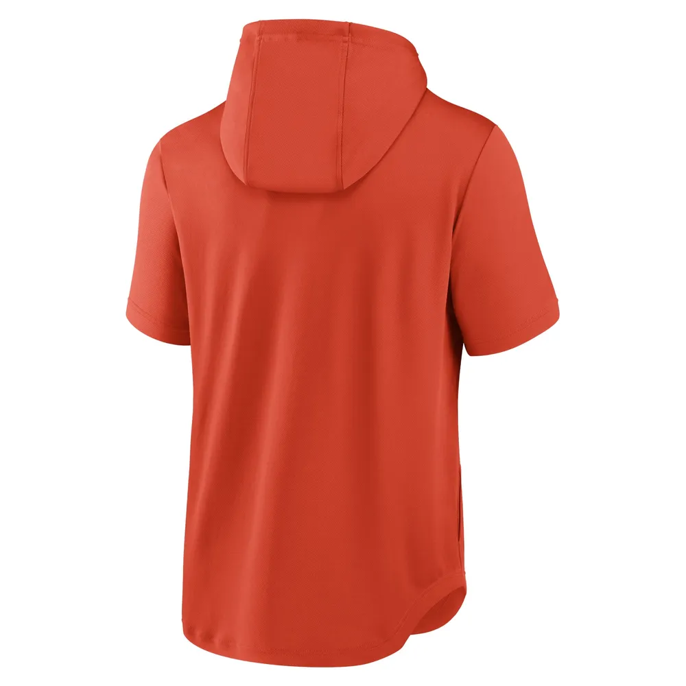 Nike Men's Nike Orange Cleveland Browns Short Sleeve Pullover