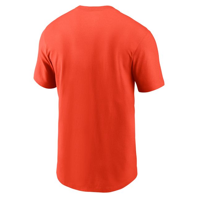 T-shirt Nike Cleveland Browns Team Athletic orange pour homme