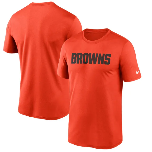 Men's Fanatics Branded White Cleveland Browns Team Lockup T-Shirt