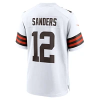 Maillot Nike Shedeur Sanders blanc pour homme